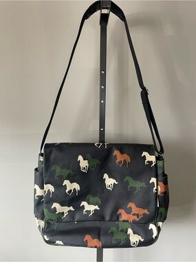 Danica Studio Horse Print Messenger Bag Equestrian